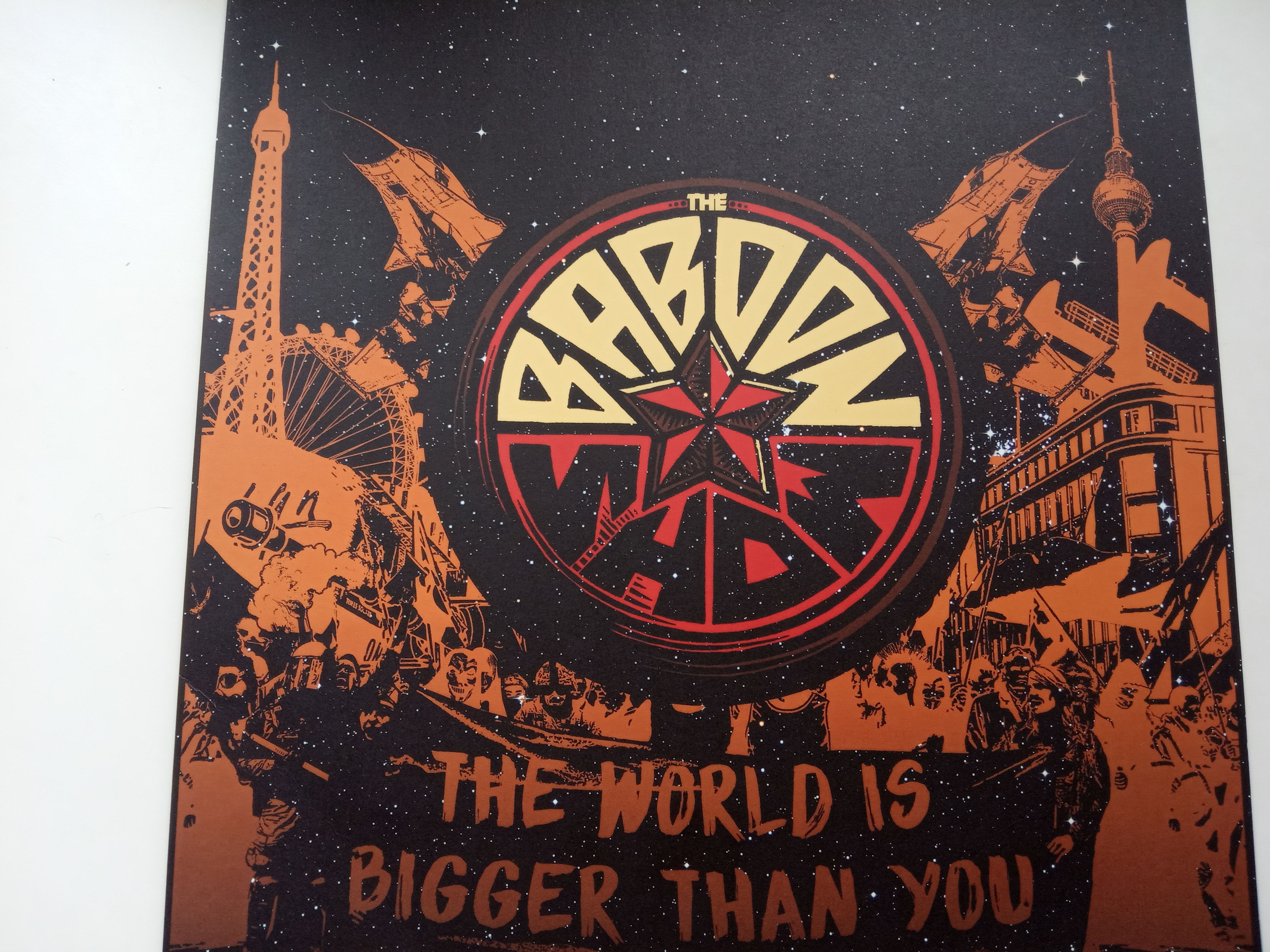 The Baboon Show — The World Is Bigger Than You, обложка винила